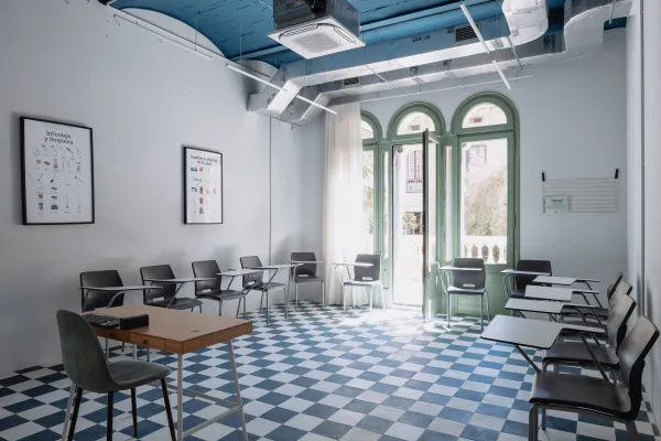 Expanish Barcelona Klassenzimmer